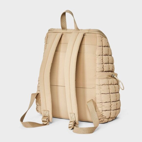 Universal Thread - Puffer Backpack - Universal Thread Tan Tan - Picture 3 of 4